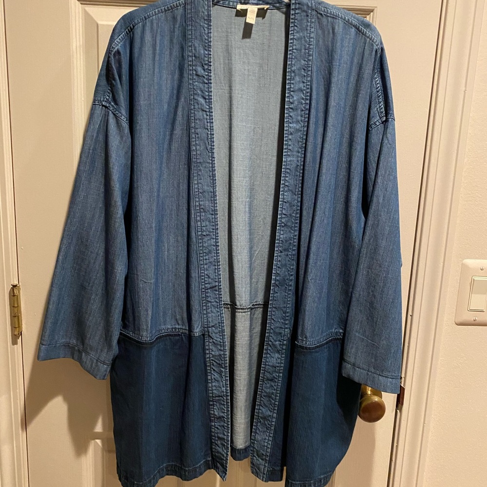 Eileen Fisher Denim Blazer